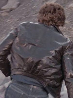 Knight Rider David Hasselhoff Black Leather Jacket
