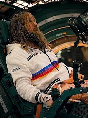 Ryan Gosling Project Hail Mary Rainbow Stripe Jacket