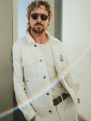 Ryan Gosling Project Hail Mary White Cotton Jacket