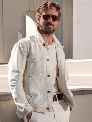 Ryan Gosling Project Hail Mary White Cotton Jacket