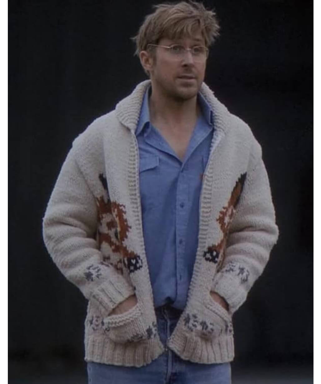 Ryan Gosling Project Hail Mary Wolf Cardigan Sweater